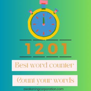 Best word counter
